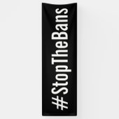#StopTheBans Pro-Choice March Spandoek (Verticaal)