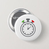 stopwatch - wekker ronde button 5,7 cm (Voorkant /achterkant)