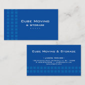 Storage Visitekaartje Box Blue (Voorkant / Achterkant)
