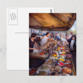 Storefront - de open markt voor thee en specerijen briefkaart (Voorkant / Achterkant)