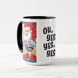 Stories of a Swedish Elf Mug - cover and stickers Mok