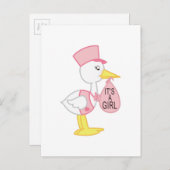 Stork aankondiging (Voorkant / Achterkant)