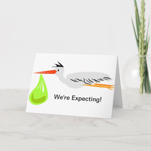 Stork Aankondiging (Voorkant)