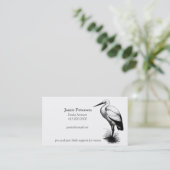 Stork Appelle Les Cartes de visite Doula (Debout devant)