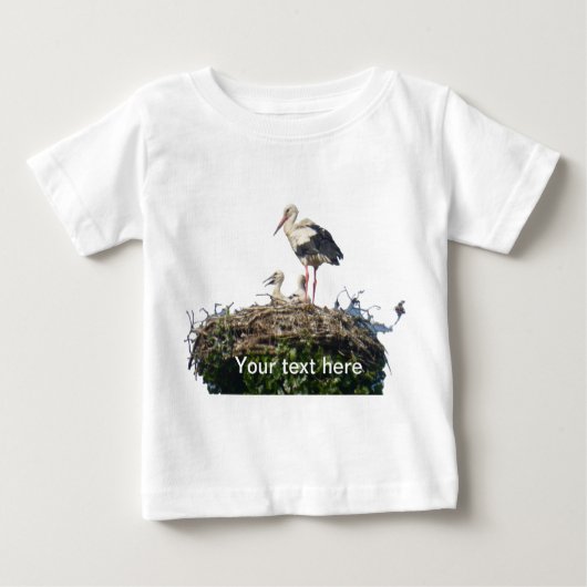 Stork avec T-shirt bébé (Devant)