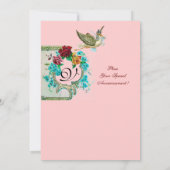 STORK BABY SHOWER 3 MONOGRAM KAART (Achterkant)