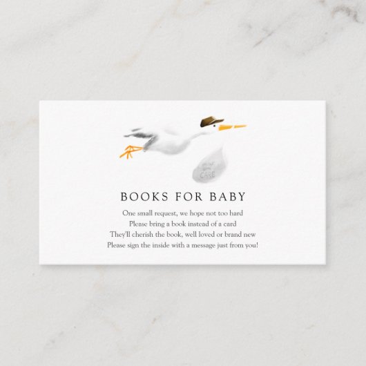Stork Boeken voor Baby insert kaart (Voorkant)
