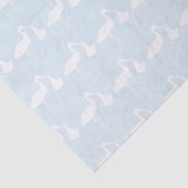Stork Boy Baby shower Blue Tissue Paper Tissuepapier (Detail)