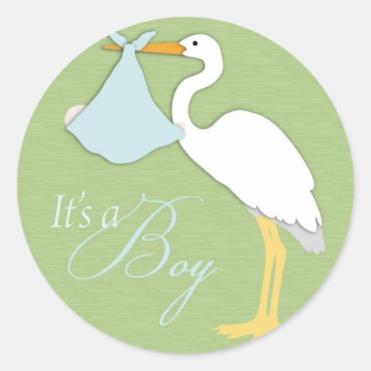 Stork Boy Sticker (Voorkant)