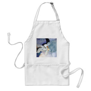 Stork en Baby Standaard Schort
