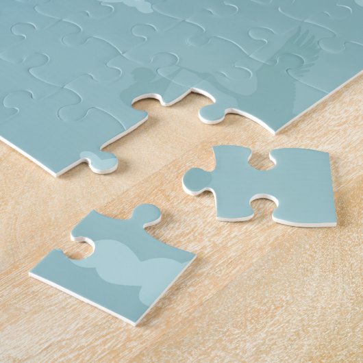 Stork en kind legpuzzel (Zijkant)