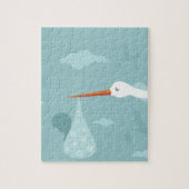 Stork en kind legpuzzel (Verticaal)