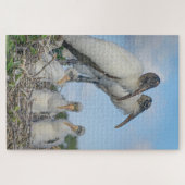 "Stork Family" Jigsaw Puzzle (Horizontal)