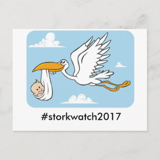Stork-horloge Briefkaart