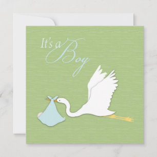 Stork levert het Uitnodigingsplein van het Baby sh Kaart