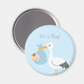 Stork livre bébé garçon Son un petit aimant (Recto/Verso)