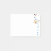 Stork Porte Un Bébé Funny Post-it® Notes (Devant)