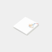 Stork Porte Un Bébé Post-it® Notes (Incliné)