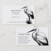 Stork roept de Doula Visitekaartjes (Voorkant / Achterkant)