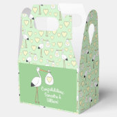 Stork Spring Baby shower Bedankdoosjes (Geopend)