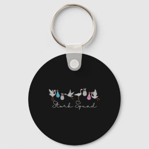 Stork Squad Nurse Labor and Delivery Edition Sleutelhanger