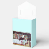 STORK TWIN BABY BOY SHOWER BLUE GEM MONOGRAM BEDANKDOOSJES (Geopend)