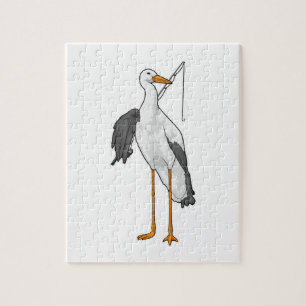 Stork Vist Fisher Gevist rod Legpuzzel