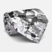 Storm Abstract Stropdas (Opgerold)