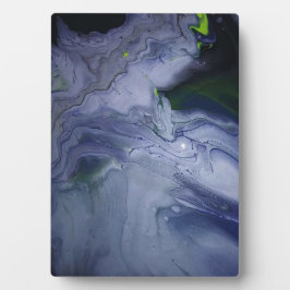 Storm Acrylic Pour Painting Plaque Fotoplaat
