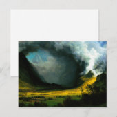 Storm Albert Bierstadt in het Briefkaart van de be (Voorkant / Achterkant)