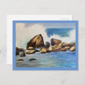 Storm ansichtkaart briefkaart (Voorkant / Achterkant)