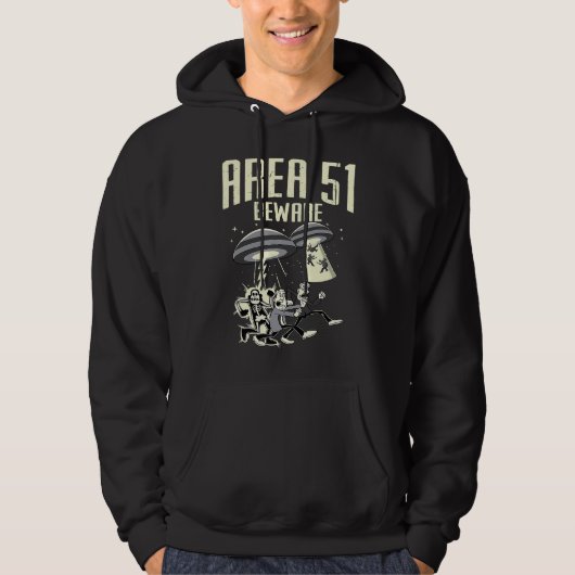 Storm Area 51 Beware They Cant Stop All Of Us Hoodie (Voorkant)