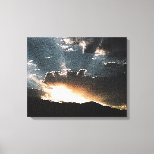 Storm benaderen canvas afdruk (Voorkant)