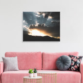 Storm benaderen canvas afdruk (Insitu (Woonkamer))