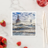Storm bij de vuurtoren van St Joseph Servet (Insitu)
