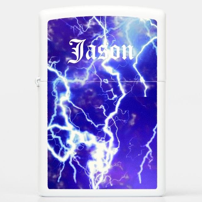 Storm blikseminslag (Voorkant)