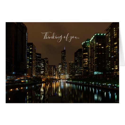 Storm Brewing Over Chicago Penser À Votre Carte (Devant Horizontal)