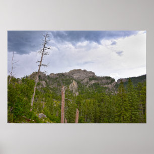 Storm broeit in de Black Elk Wilderness Poster