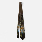 Storm brouwen boven Chicago Stropdas (Achterkant)