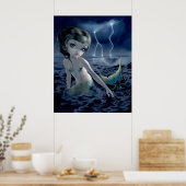 Storm Chaser ART PRINT mermaid gothic fantasy (Keuken)