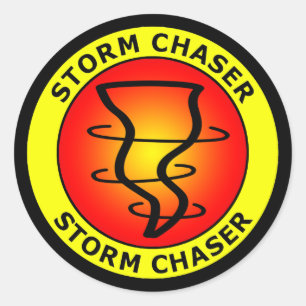 STORM CHASER RONDE STICKER