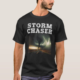Storm Chaser Tornado Afbeelding Meteoroloog Weer T-shirt