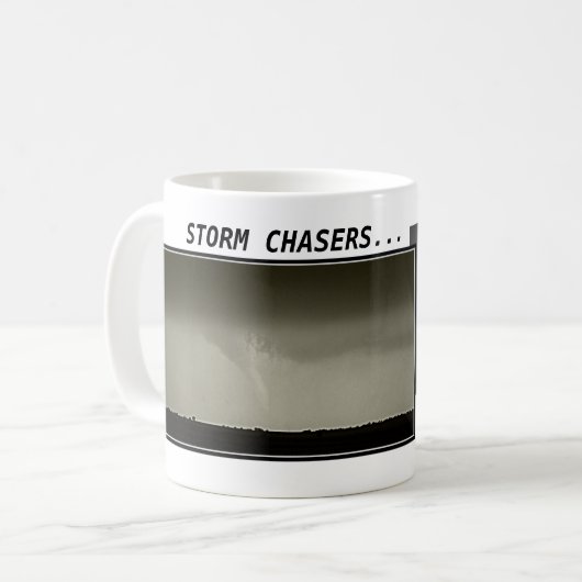 Storm Chaser Tornado Mok (Voorkant links)