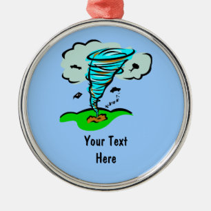 Storm Chaser Tornado Twister Weather Meteorology Metalen Ornament