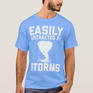 Storm Chaser Vaders Dag Meteoroloog Stormen cadeau T-shirt