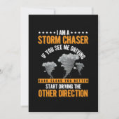 Storm Chaserorkaan Wind Tornado Chasing Cadeft Kaart (Voorkant)