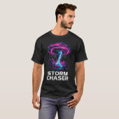 Storm Chasing Tornado Chaser Meteoroloog Meteoro T-shirt (Voorkant volledig)