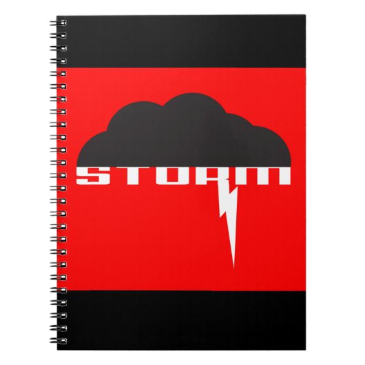 Storm cloud notitieboek (Voorkant)
