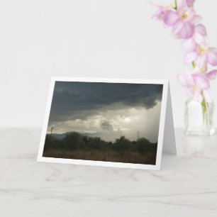 Storm Clouds boven Valencia-kaart Kaart