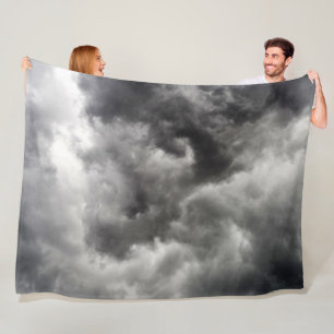 STORM CLOUDS FLEECE DEKEN